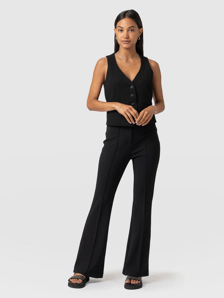 Freya Flared Pant - Black