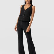 Freya Flared Pant - Black