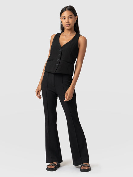 Freya Flared Pant - Black