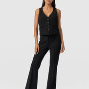 Freya Flared Pant - Black