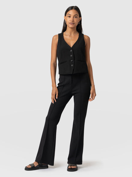Freya Flared Pant - Black