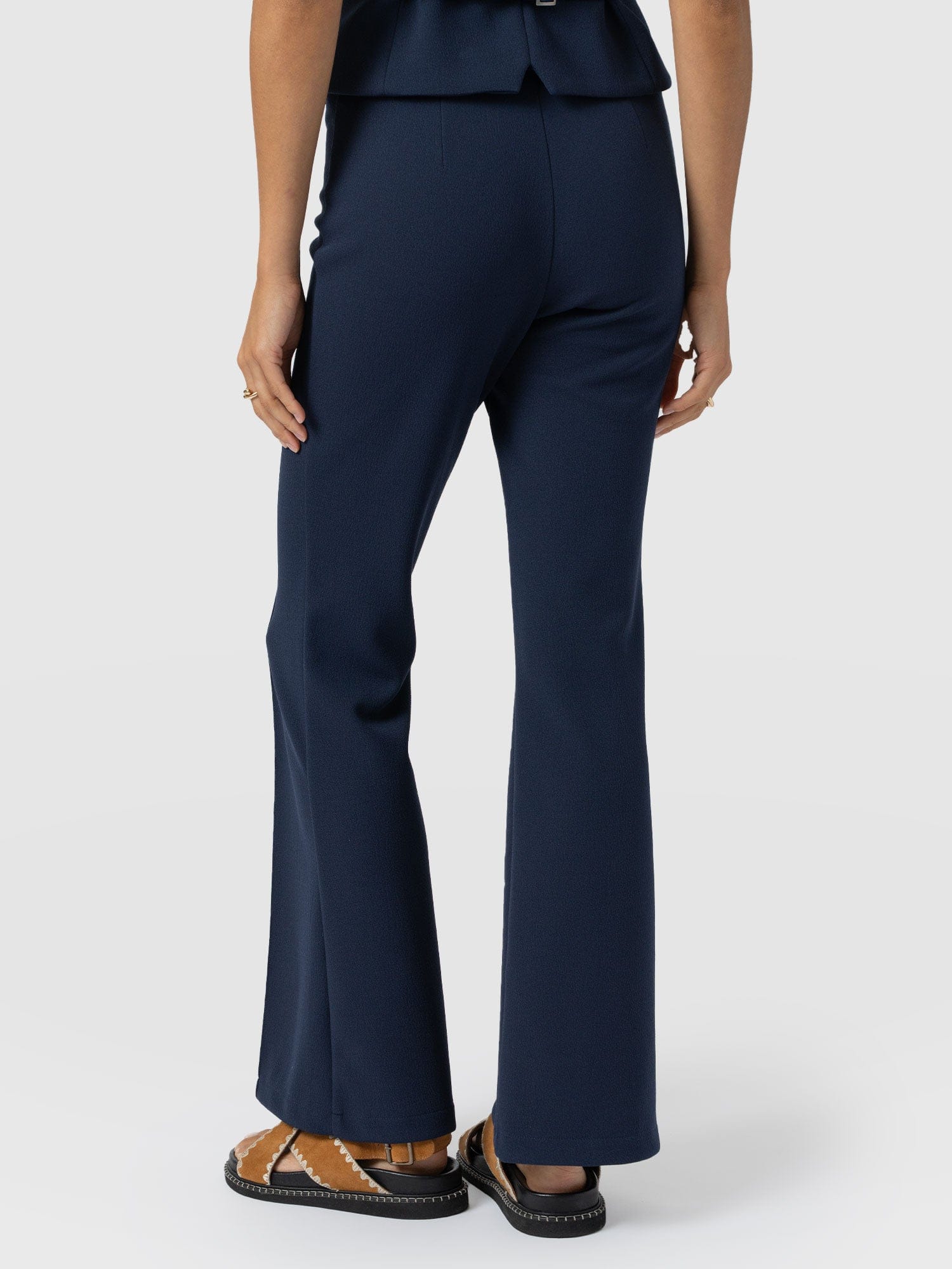 Freya Flared Pant - Navy