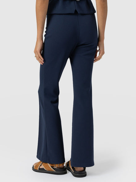 Freya Flared Pant - Navy
