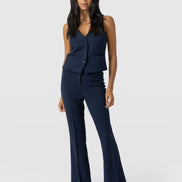Freya Flared Pant - Navy