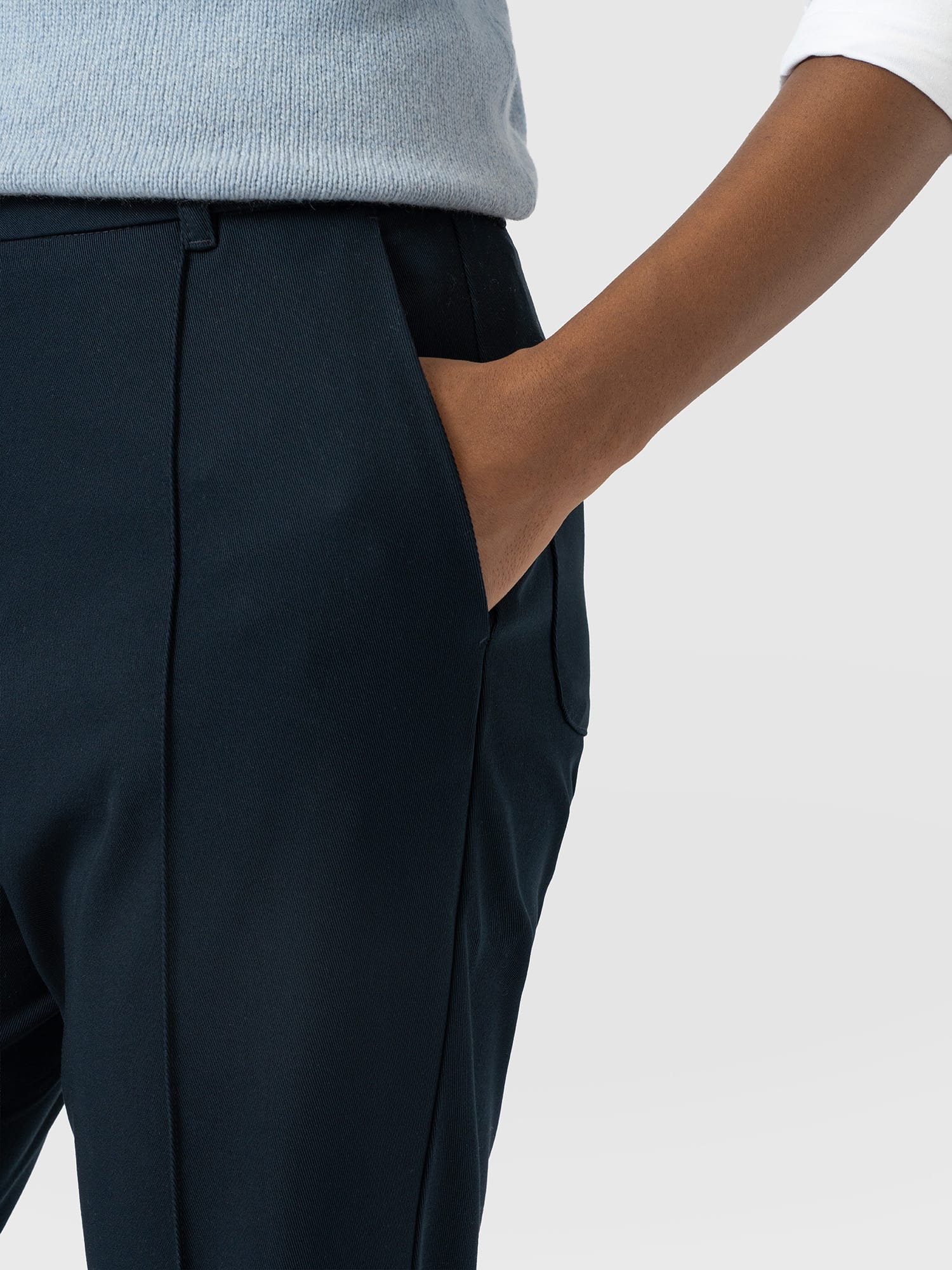 Harlow Straight Leg Pant - Navy