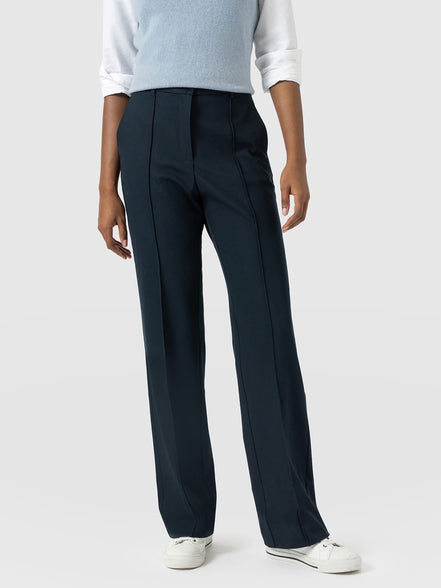 Harlow Straight Leg Pant - Navy