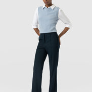Harlow Straight Leg Pant - Navy