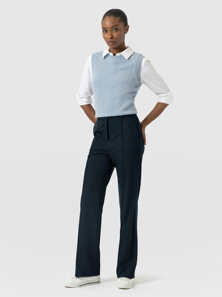Harlow Straight Leg Pant - Navy