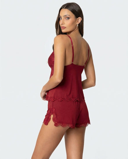 Midnight Kiss Lace Set