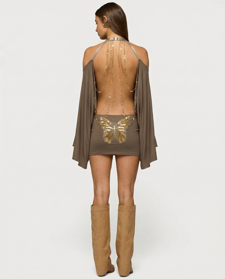 Gouden Mirage Jurk