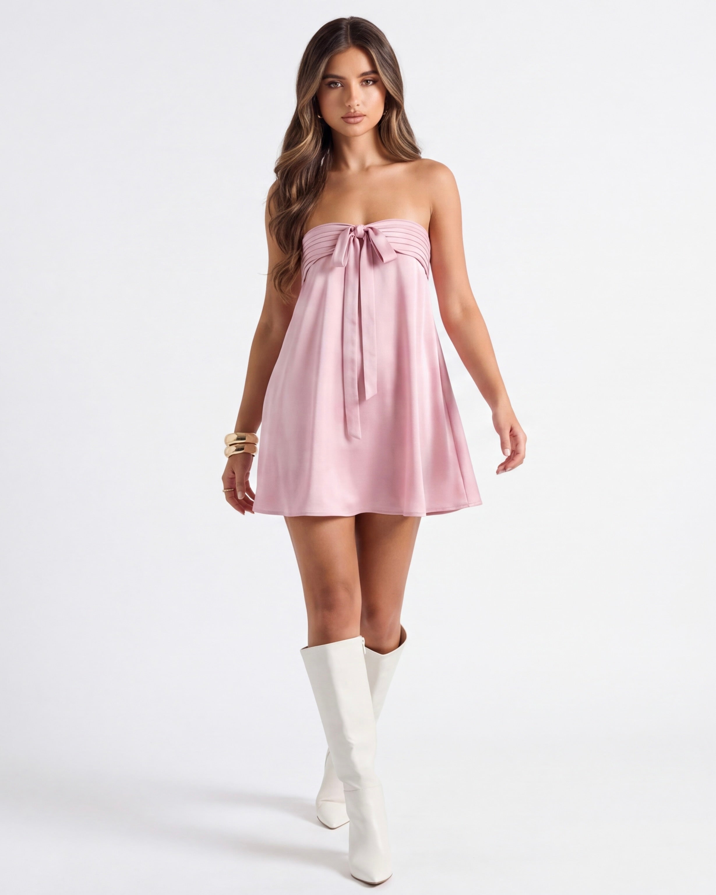 Aria strik minijurk