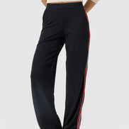 Hoxton Straight Leg Pant - Navy/Red Stripe