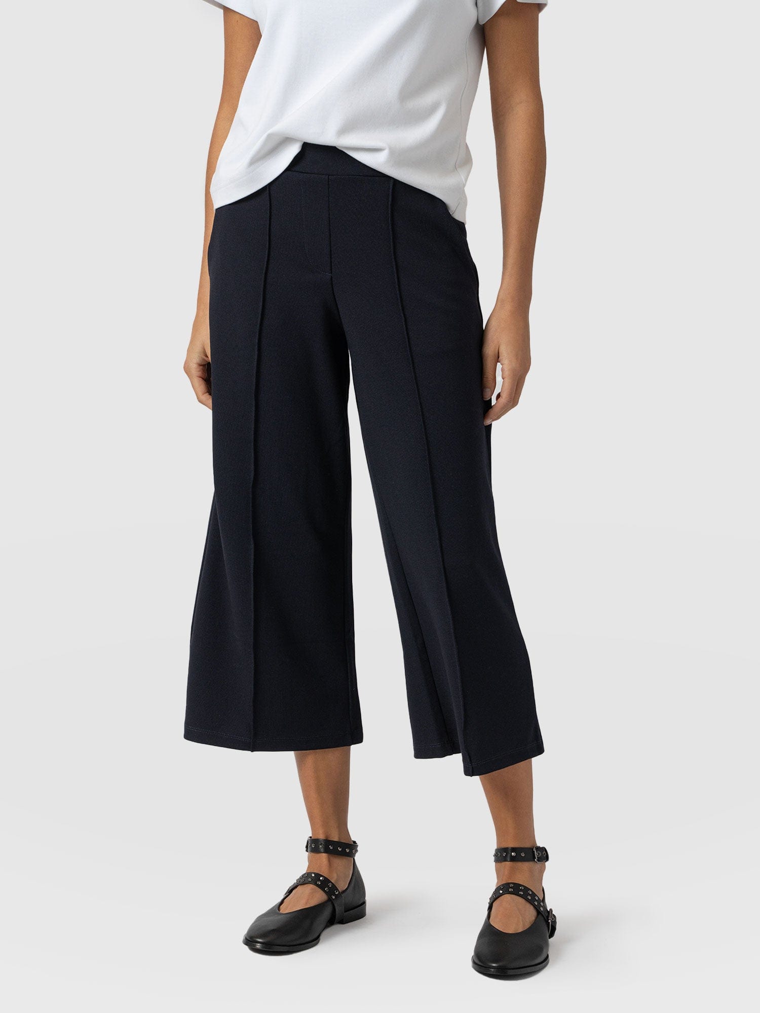 Keller Crop Pant - Navy