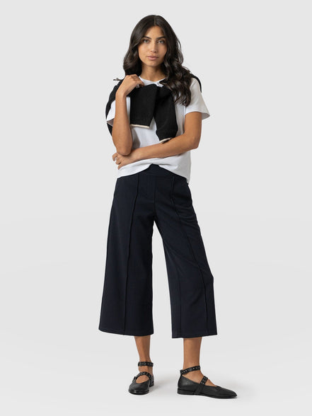 Keller Crop Pant - Navy