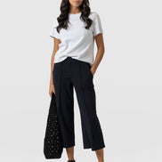 Keller Crop Pant - Navy