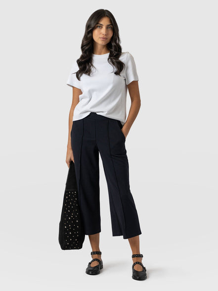Keller Crop Pant - Navy
