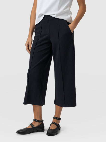 Keller Crop Pant - Navy