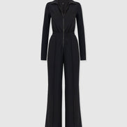 Keller Long Sleeve Jumpsuit - Black