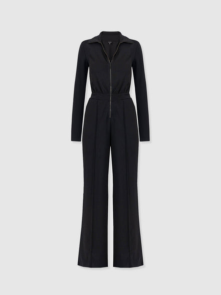 Keller Long Sleeve Jumpsuit - Black