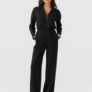 Keller Long Sleeve Jumpsuit - Black