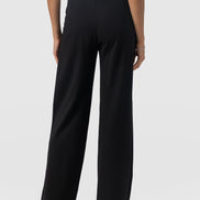 Keller Wide Leg Pant - Black