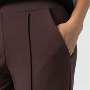 Keller Wide Leg Pant - Brown