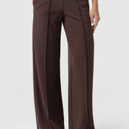 Keller Wide Leg Pant - Brown