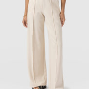 Keller Wide Leg Pant - Cream