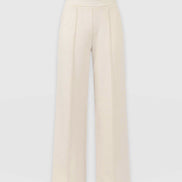 Keller Wide Leg Pant - Cream