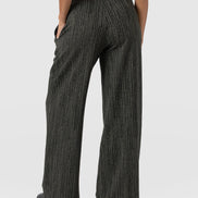 Keller Wide Leg Pant - Green Texture