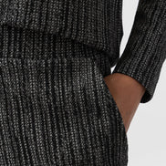 Keller Wide Leg Pant - Grey/Black