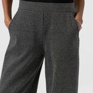 Keller Wide Leg Pant - Grey Twill