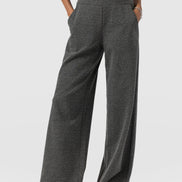 Keller Wide Leg Pant - Grey Twill