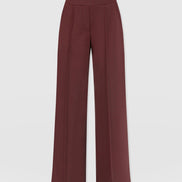 Keller Wide Leg Pant - Maroon