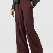 Keller Wide Leg Pant - Maroon