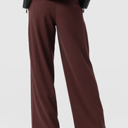 Keller Wide Leg Pant - Maroon