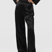Langley Wide Leg Pant - Black