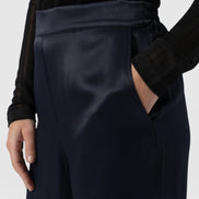 Langley Wide Leg Pant - Navy