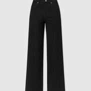 Maeve Wide Leg Pant - Black Cord