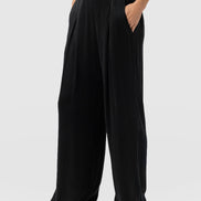 Rowan Wide Leg Pant - Black
