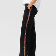 Runway Pant - Black Leopard