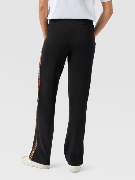 Runway Pant - Black Leopard