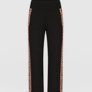 Runway Pant - Black Leopard
