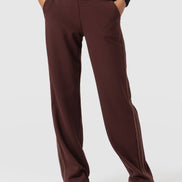 Runway Pant - Maroon - Bronze Stripe