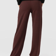 Runway Pant - Maroon - Bronze Stripe