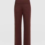 Runway Pant - Maroon - Bronze Stripe