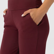 Runway Pant - Burgundy