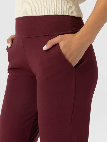 Runway Pant - Burgundy