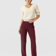 Runway Pant - Burgundy