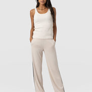 Runway Pant - Light Beige Stripe